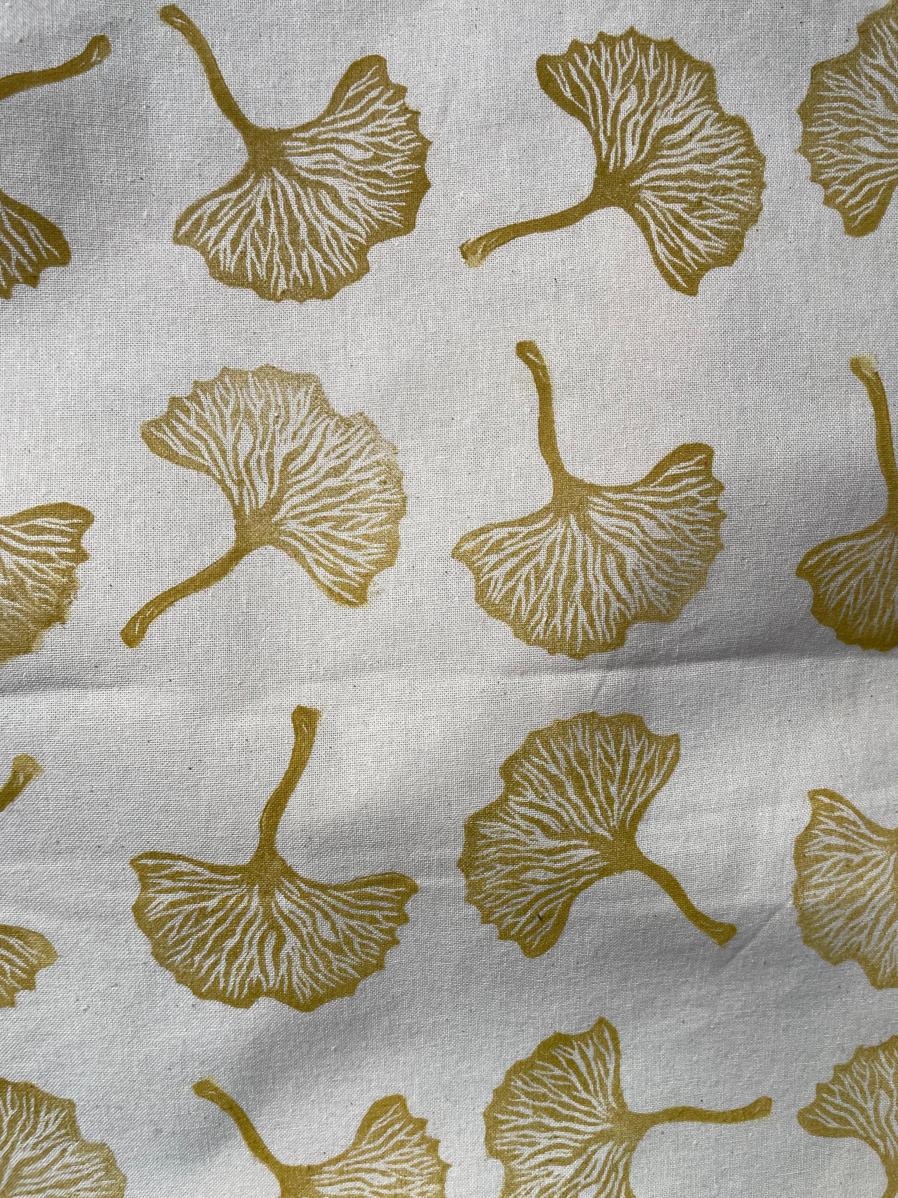 Custom Block Print Tea Towel