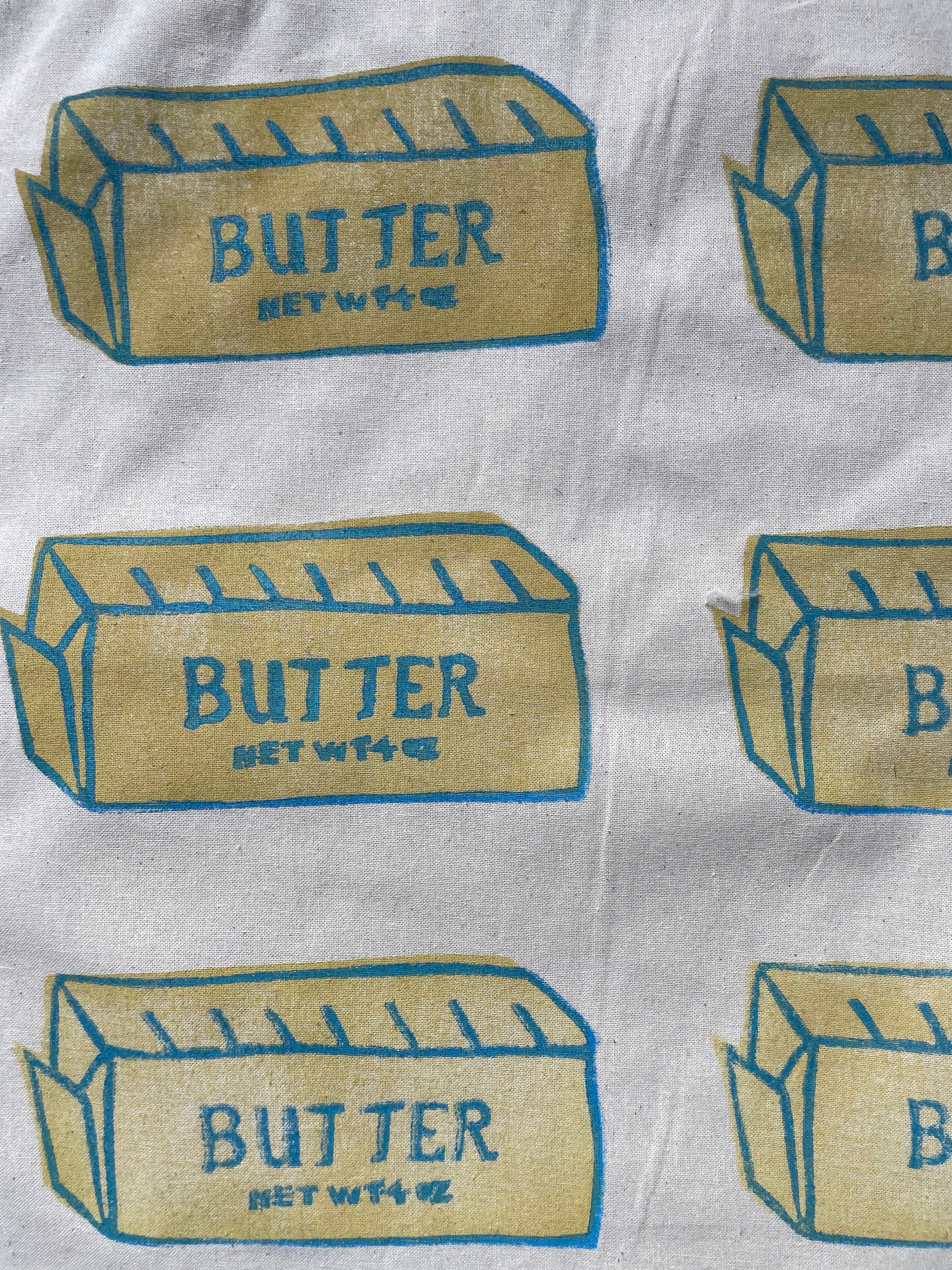 Custom Block Print Tea Towel