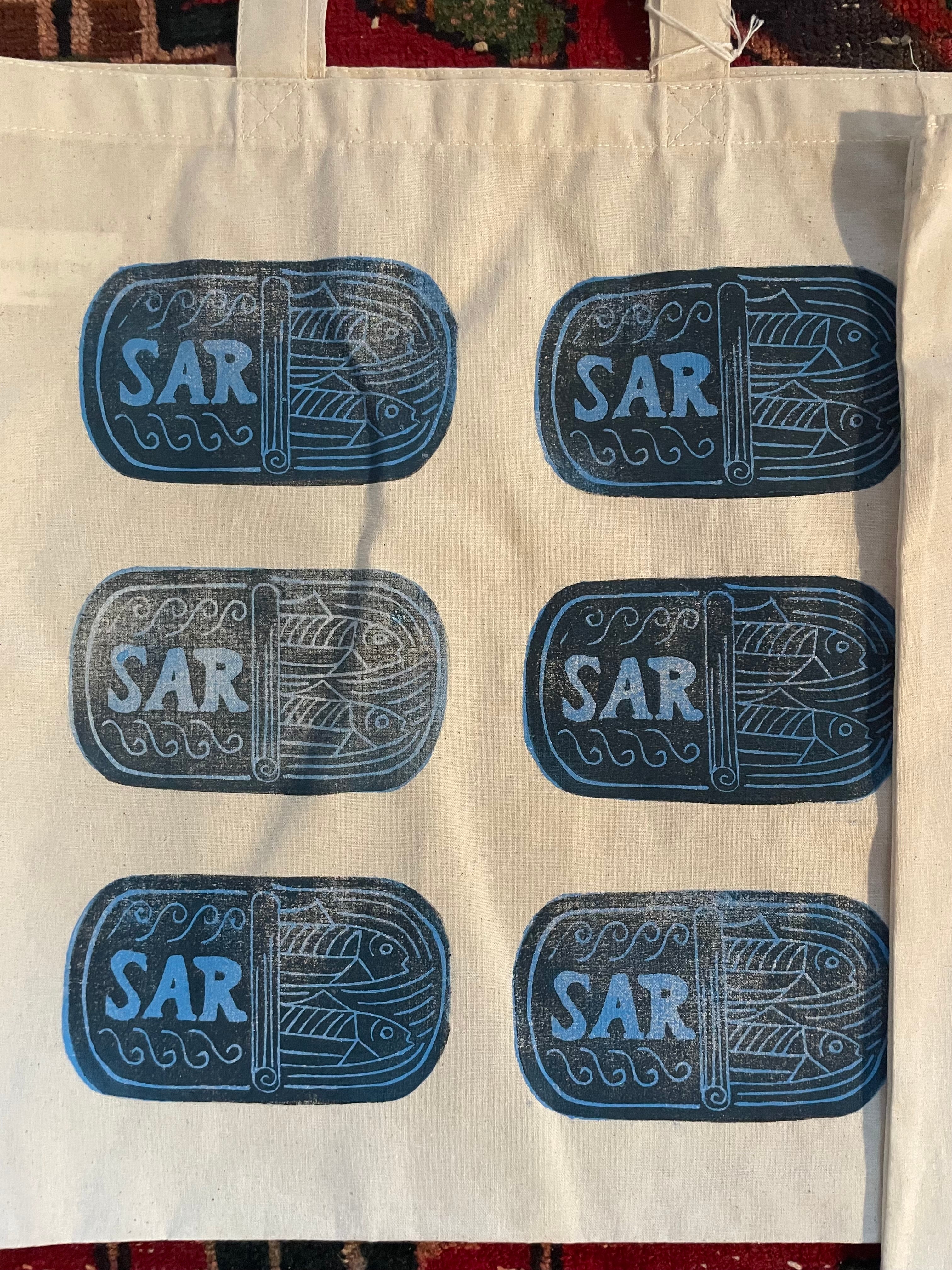 Sardines Tote Bag