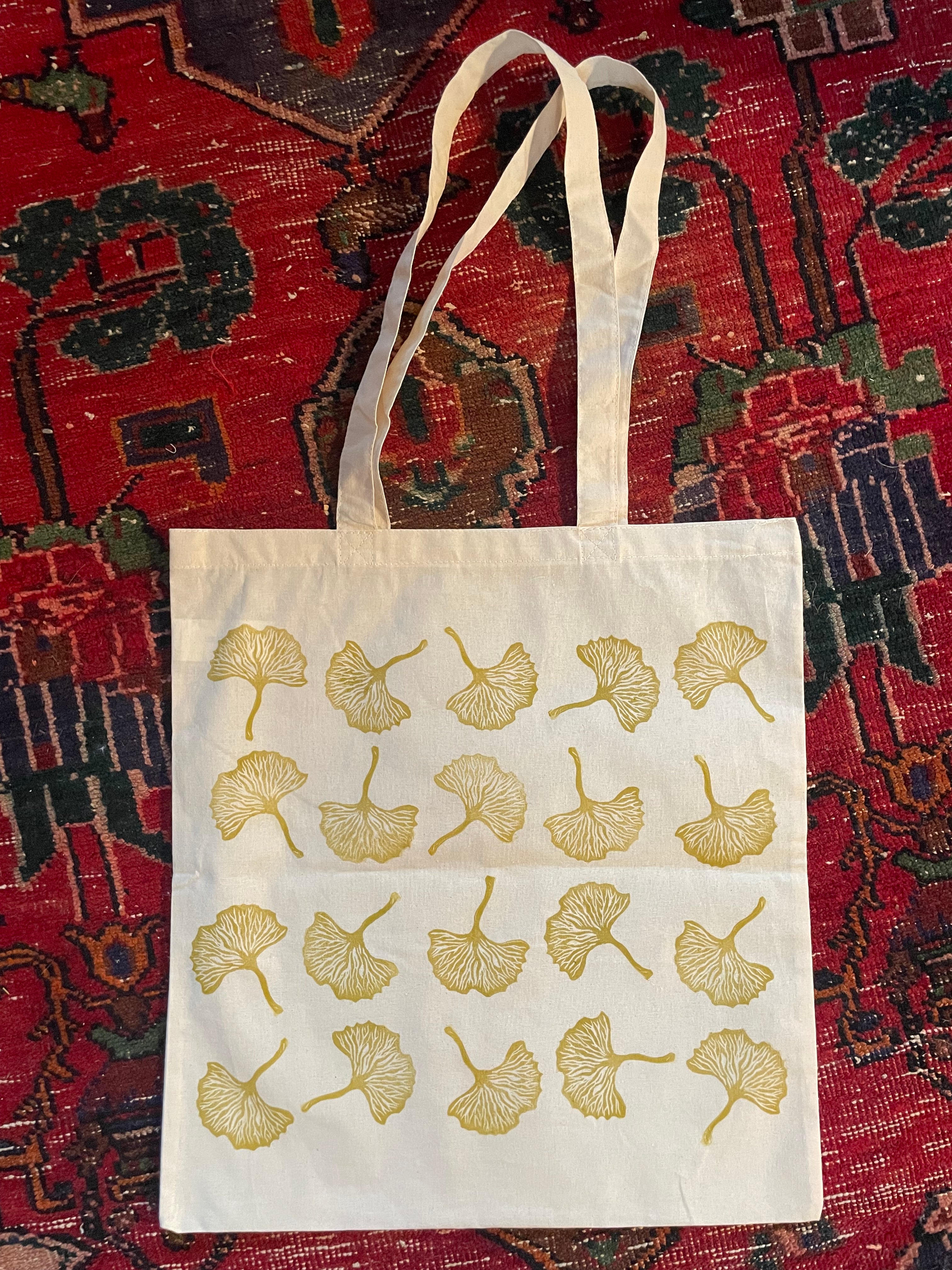 Gingko Leaf Tote Bag