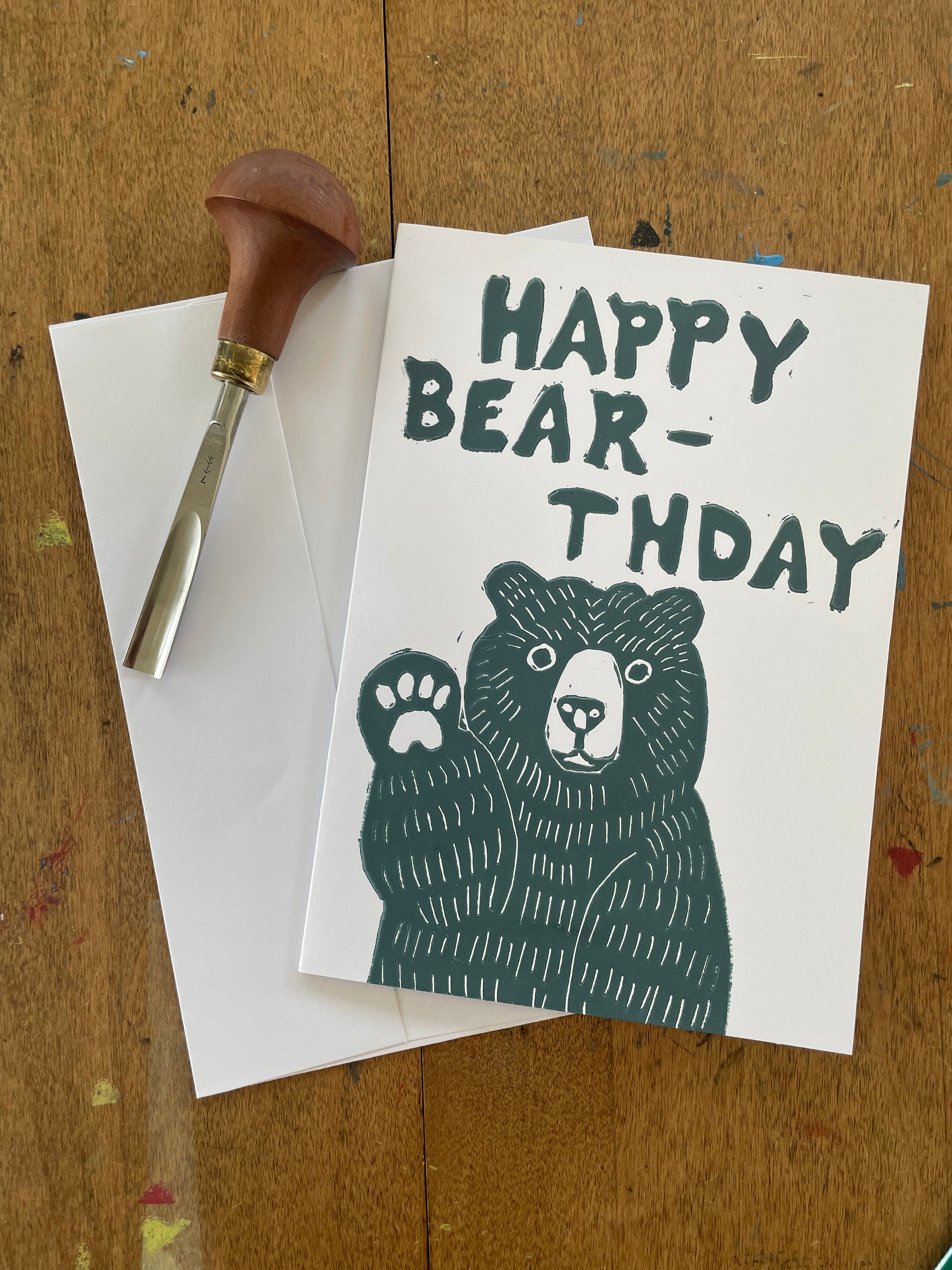 Bear Birthday Card